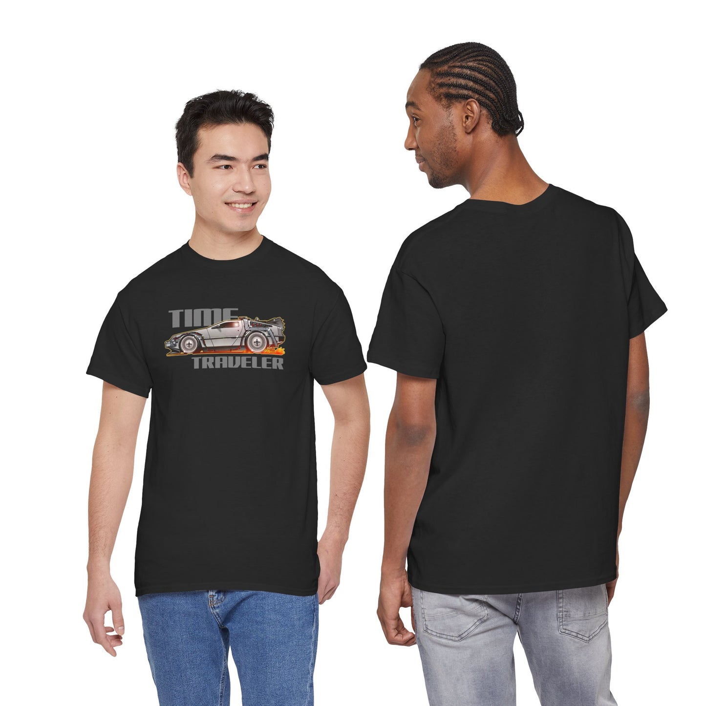 BACK to the FUTURE Delorean Time Traveler Tee Shirt