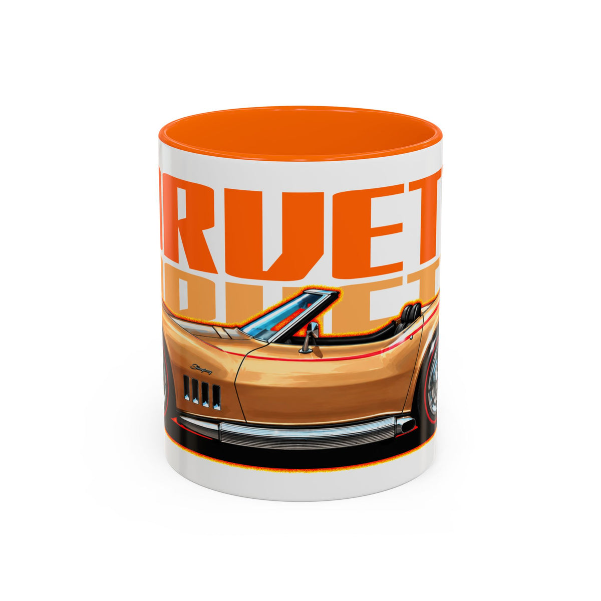 CHEVROLET CORVETTE 1969 Collectible Fireball Art Coffee Mug - 2 Sizes