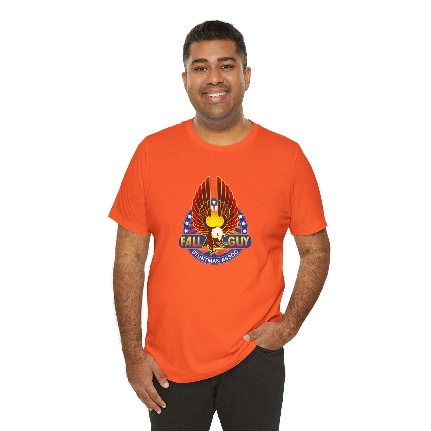 THE FALL GUY Stuntman Association Unisex Jersey Short Sleeve Tee - 12 Colors