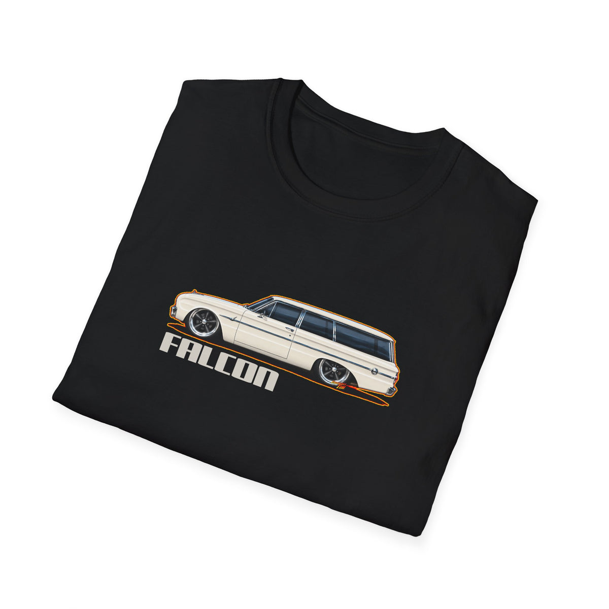 FORD FALCON WAGON Collectible Fireball Art TeeShirt