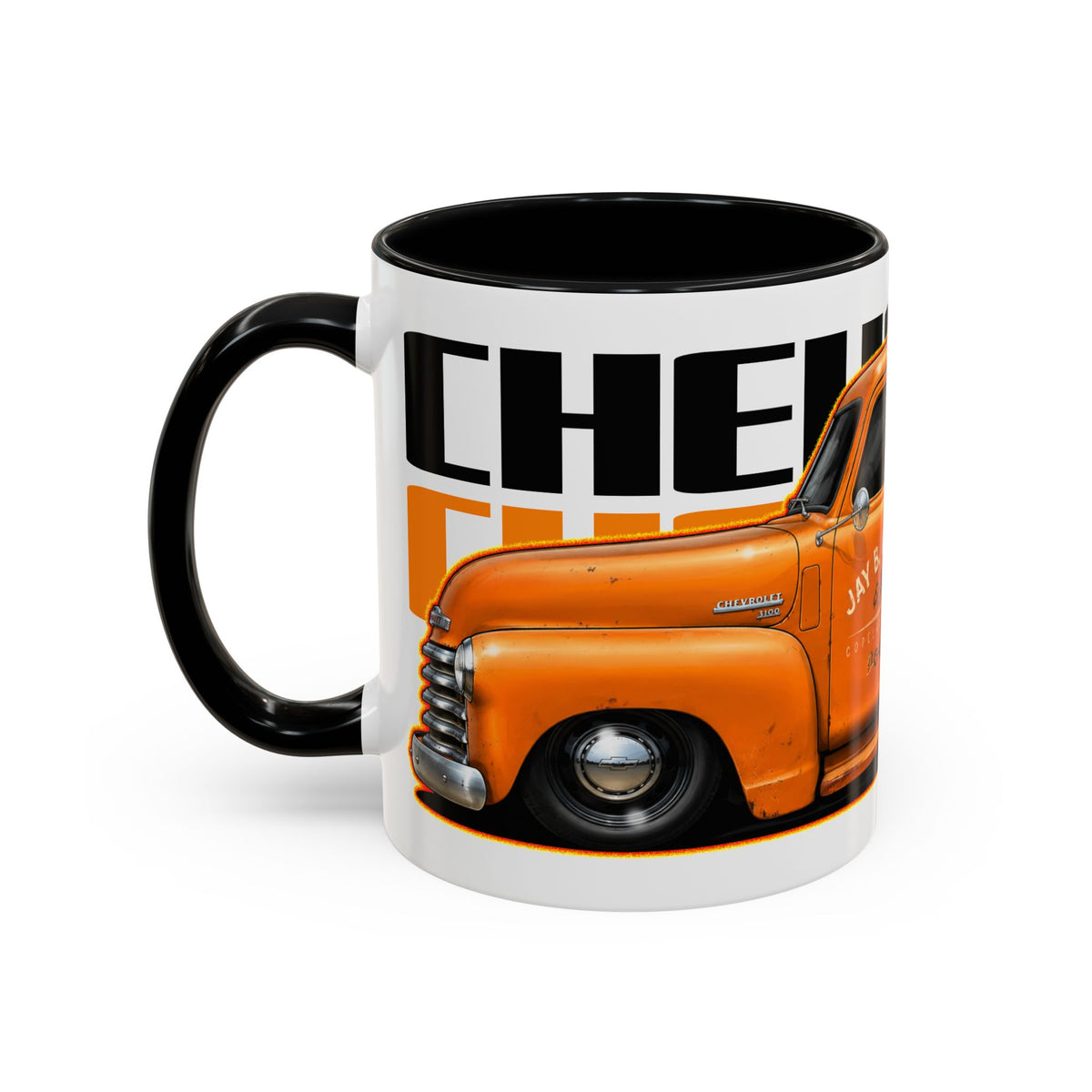 CHEVROLET 1949 C1500 PICKUP TRUCK Collectible Fireball Art Coffee Mug - 2 Sizes