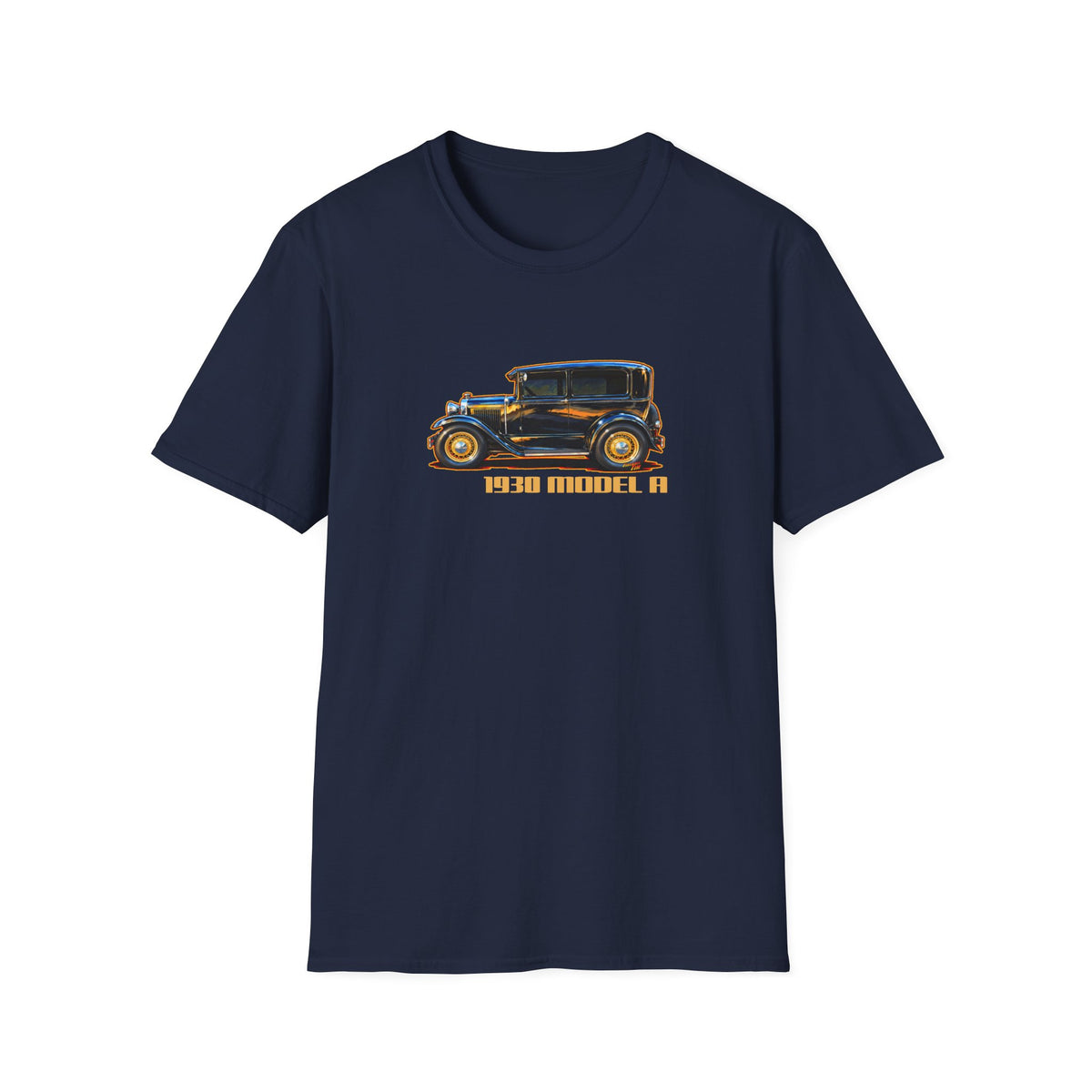 FORD MODEL A 1930 Vintage Collectible Fireball Art TeeShirt