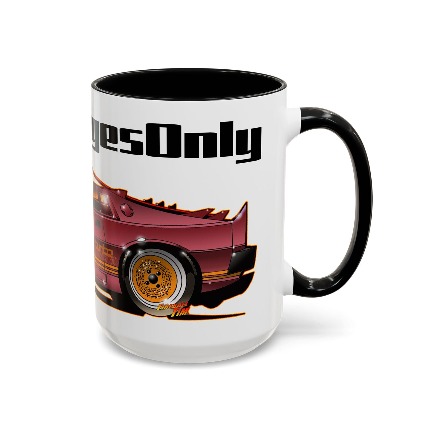 LOTUS ESPRIT TURBO For Your Eyes Only 007 James Bond Collectible Art Coffee Mug - 2 Sizes