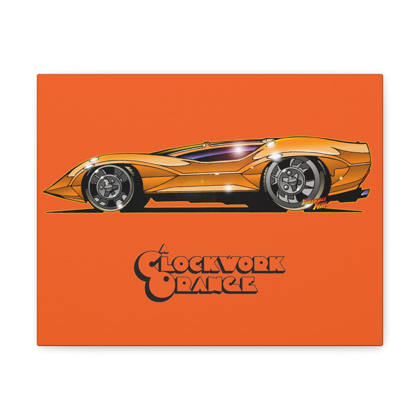 A CLOCKWORK ORANGE Movie Car Concept Art Canvas Print 11x14