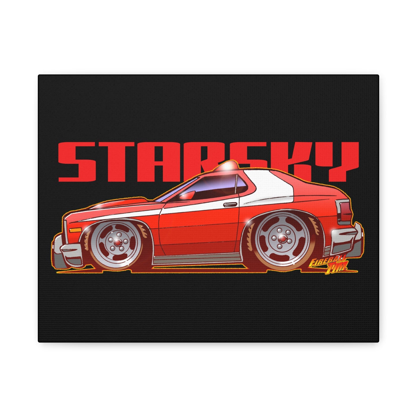 STARSKY Torino Fireball Canvas Art Print - 11x14