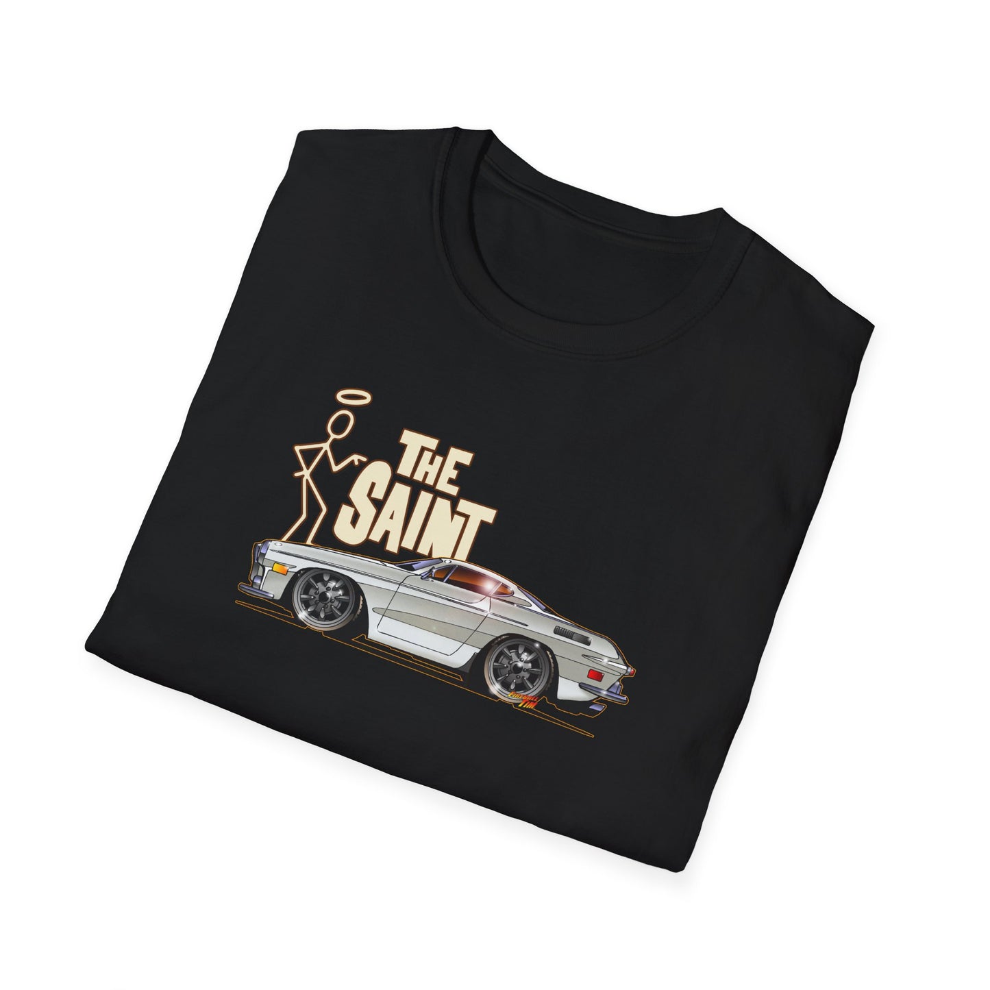 THE SAINT 1967 VOLVO 1800 S ST1 Concept Art Unisex Softstyle T-Shirt 13 Colors