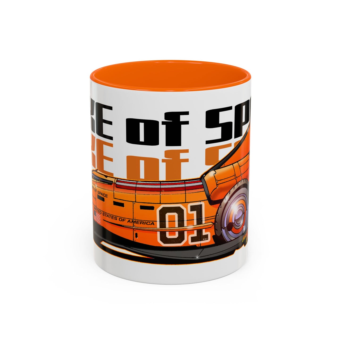 DUKE OF SPACE Dukes of Hazzard Space Shuttle Collectible Coffee Mug - 2 Sizes