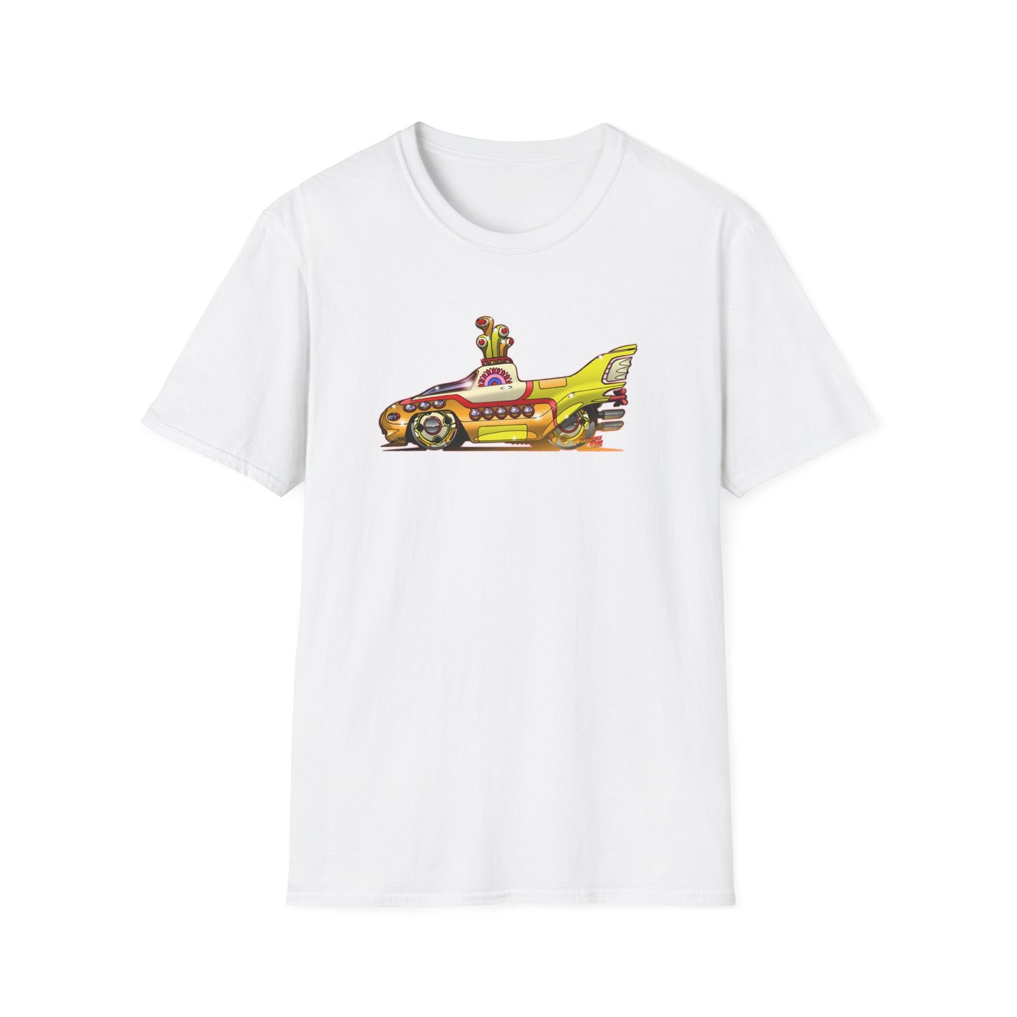 Beatles YELLOW SUBMARINE Concept Art Softstyle T-Shirt Multiple Colors