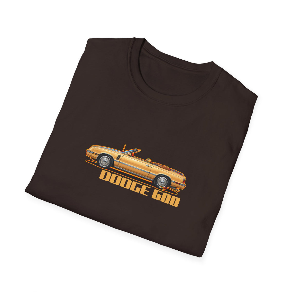 DODGE 600 CONVERTIBLE 1985 Collectible Fireball Art TeeShirt