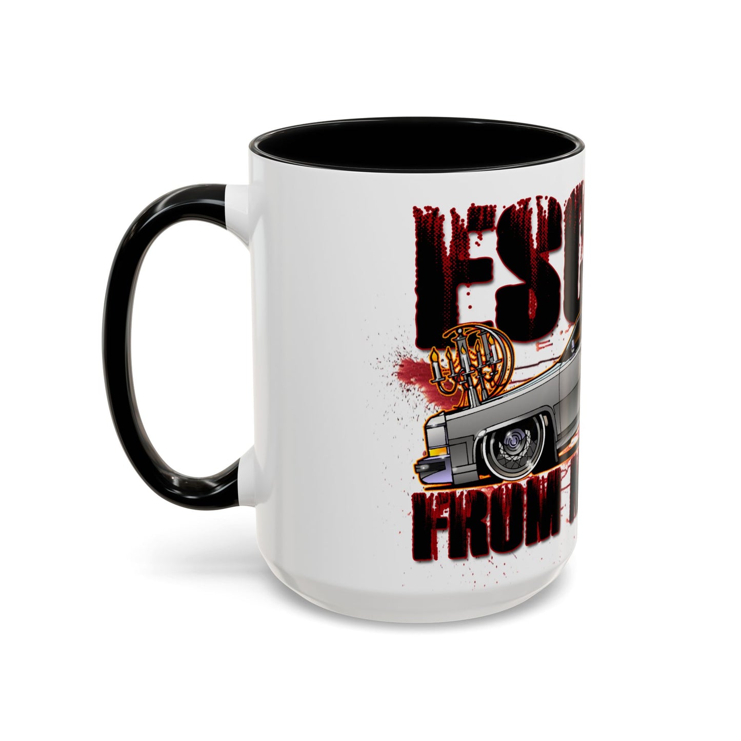 ESCAPE FROM NEW YORK Duke Cadillac Concept Art Coffee Mug 2 Sizes