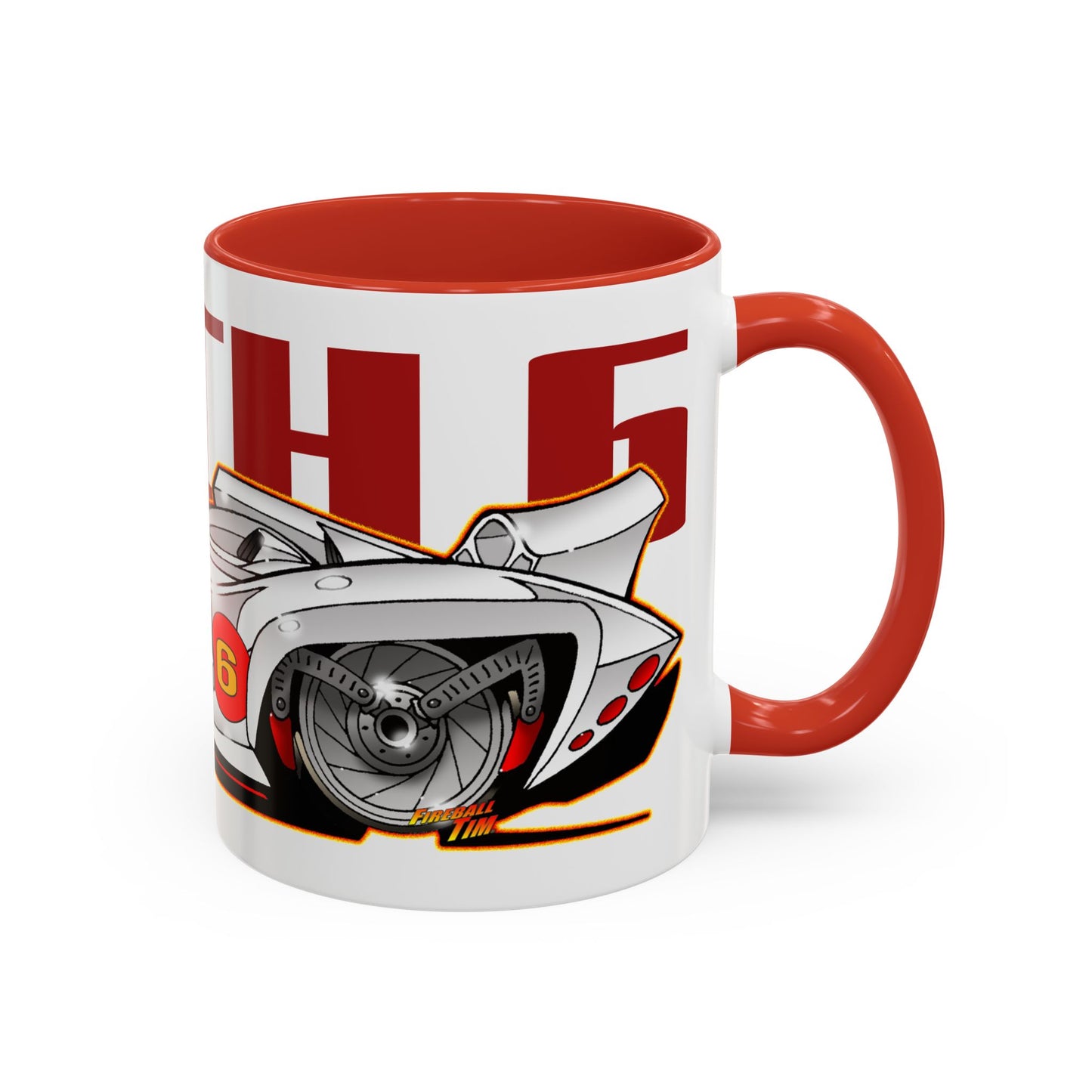 SPEED RACER MACH 6 Fireball Art Collectible Coffee Mug - 2 Sizes