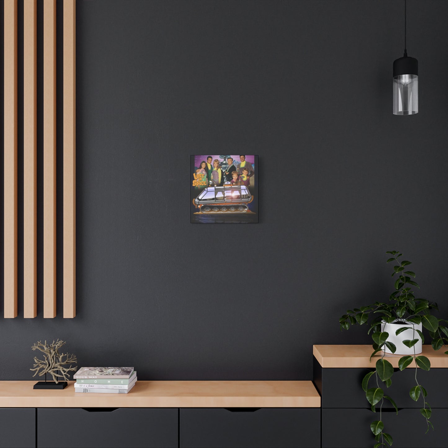 LOST in SPACE Classic TV Chariot Canva Art Wall Print