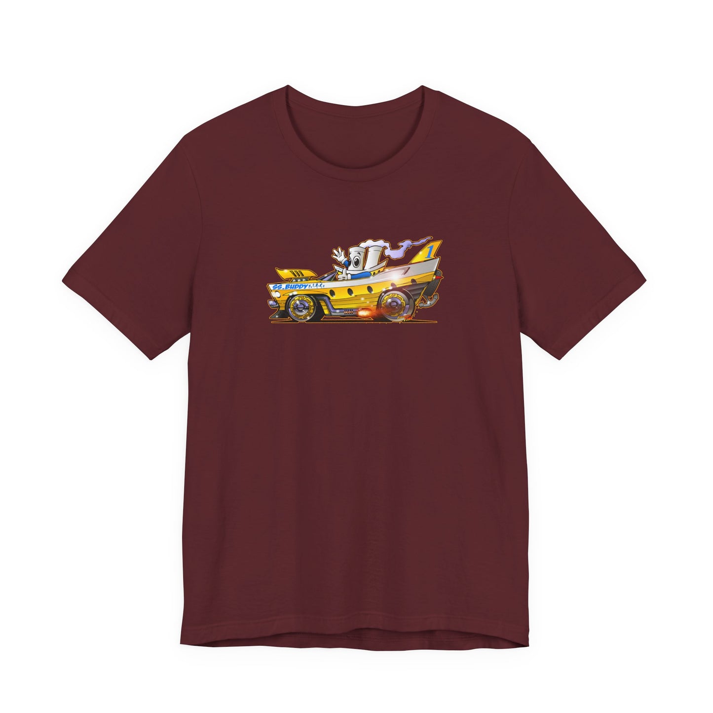 BUDDY CRUISE BUDDYMOBILE Custom Car Art Short Sleeve Tee in 17 Colors