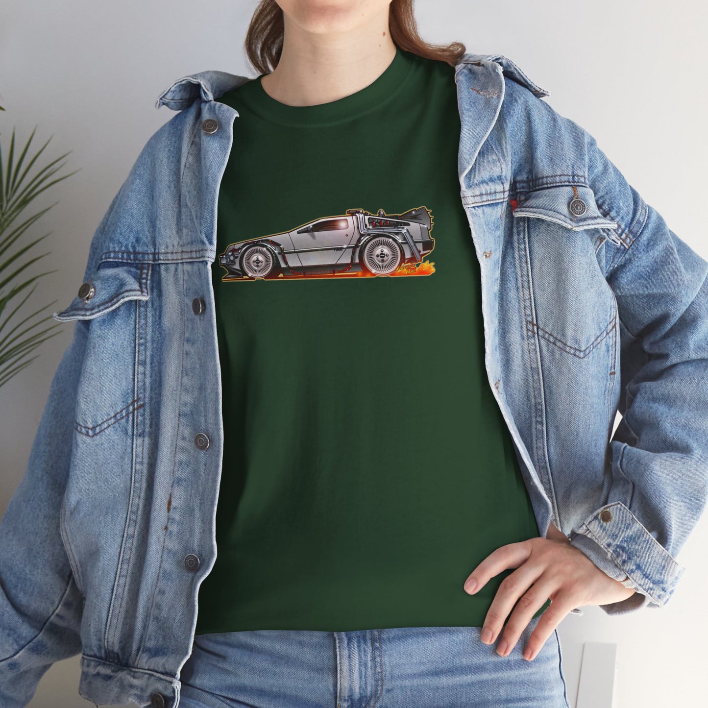 BACK TO THE FUTURE DELOREAN Time Machine Concept Art Tee Shirt 11 Colors