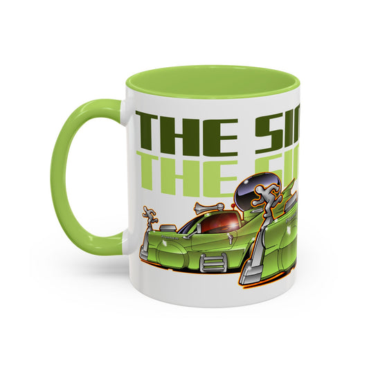 THE SIMPSONS HOMER CAR Fireball Art Collectible Coffee Mug - 11oz