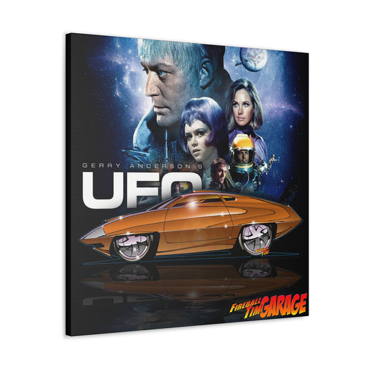 UFO ED STRAKER CAR TV Car Concept Art Canvas MASTERPRINT 3 Sizes