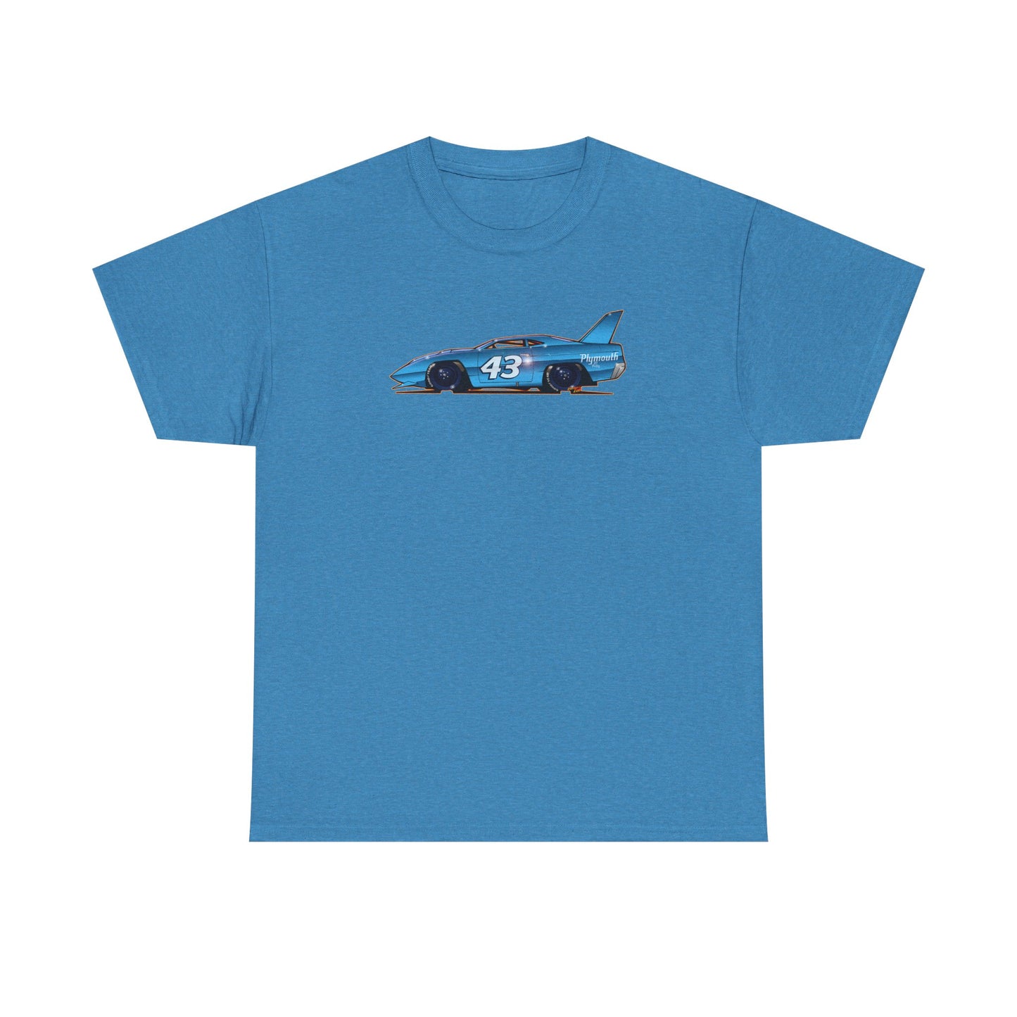 NASCAR Richard Petty 43 Plymouth Collectible Unisex Heavy Cotton Tee 8 Colors