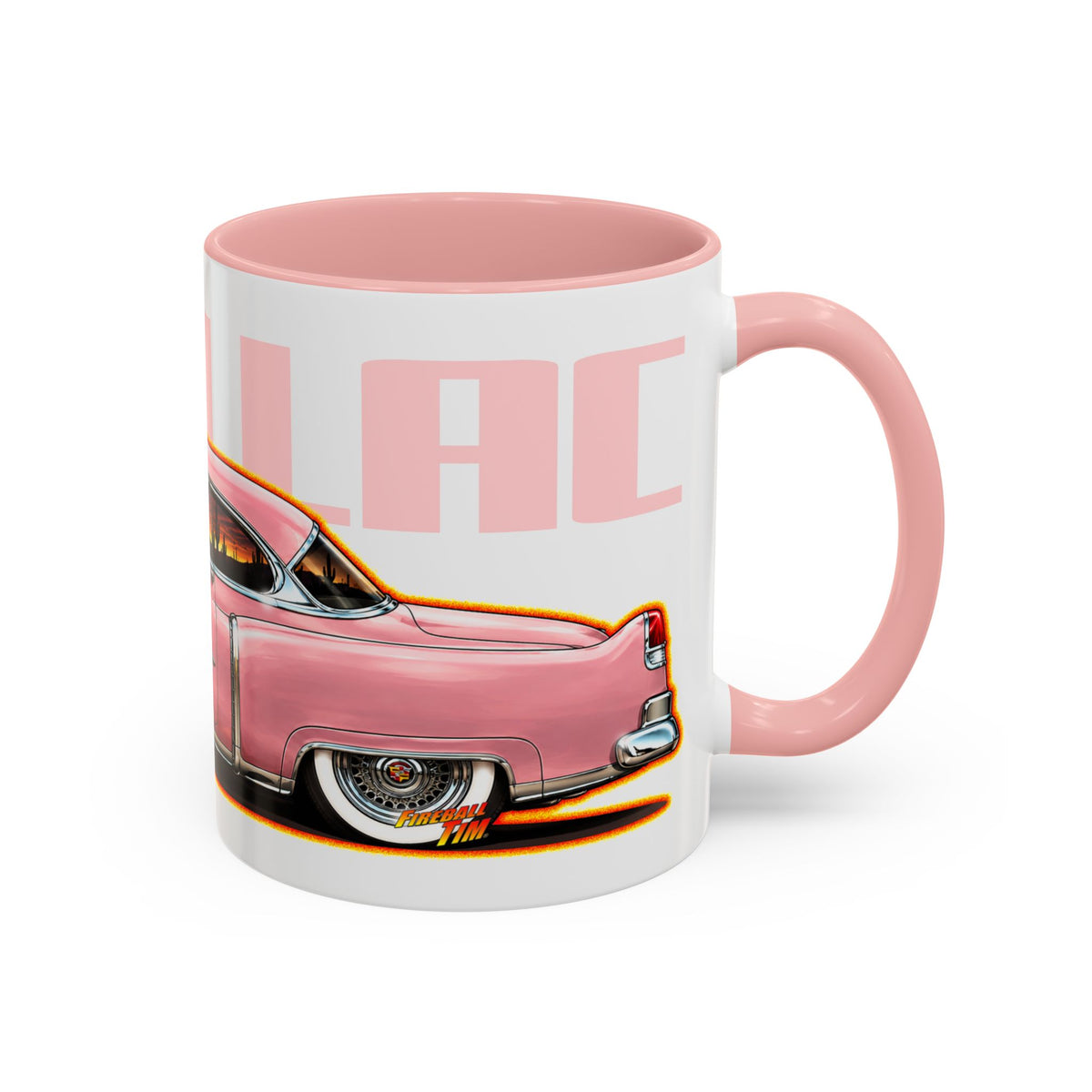 DODGE CHALLENGER 1972 Collectible Fireball Art Coffee Mug - 2 Sizes