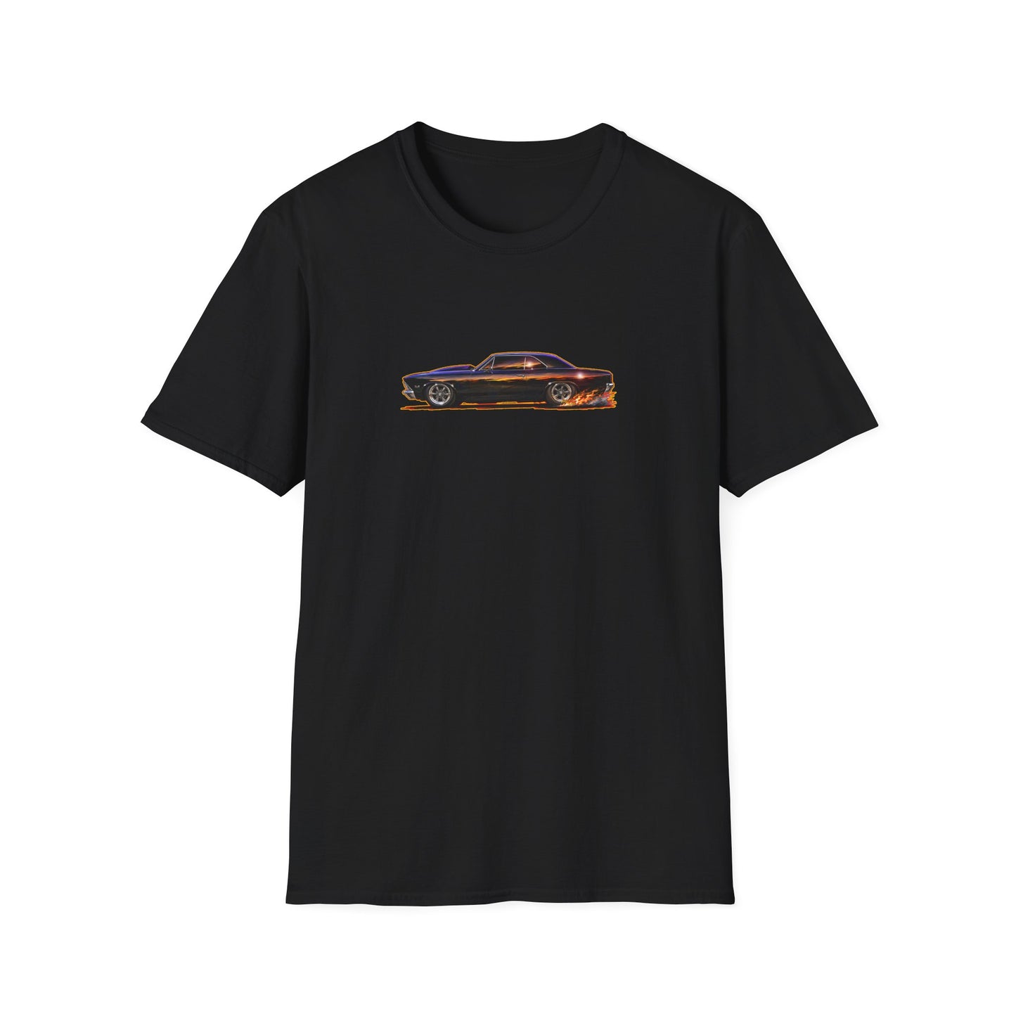 CHEVROLET CHEVY CHEVELLE 1966 Collectible Fireball Art Tee Shirt