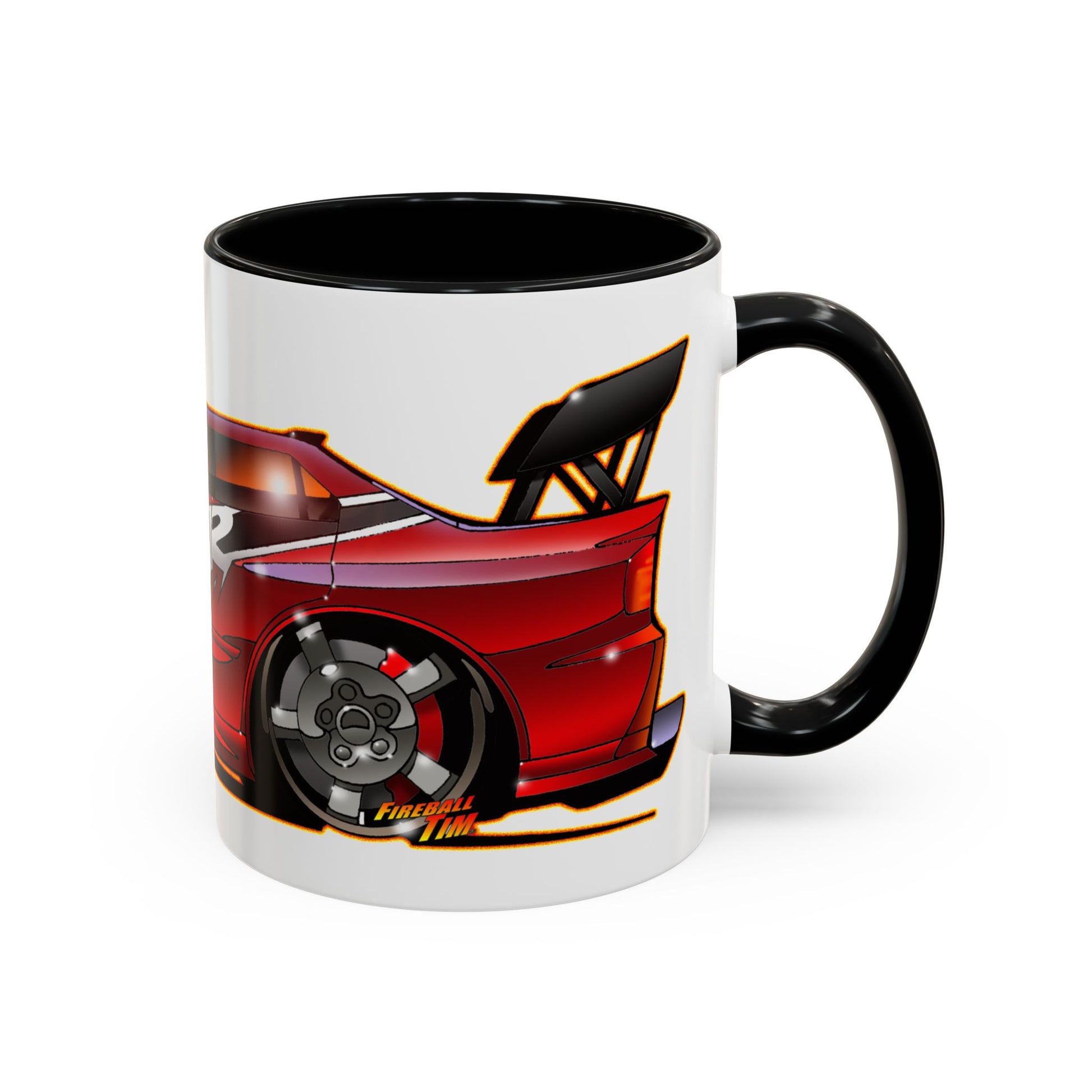 FAST AND FURIOUS MITSUBISHI LANCER EVOLUTION Concept Art Coffee Mug 2 Sizes-Mug-Fireball Tim Garage