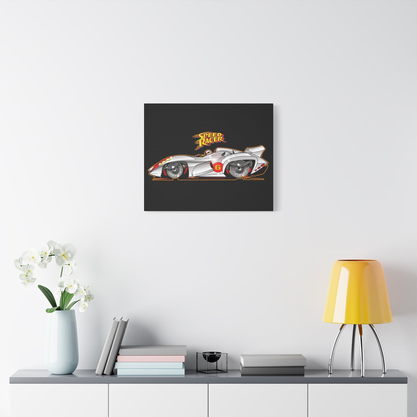 SPEED RACER MACH 6 Fireball Art Collectible Canvas Print - Multiple Sizes
