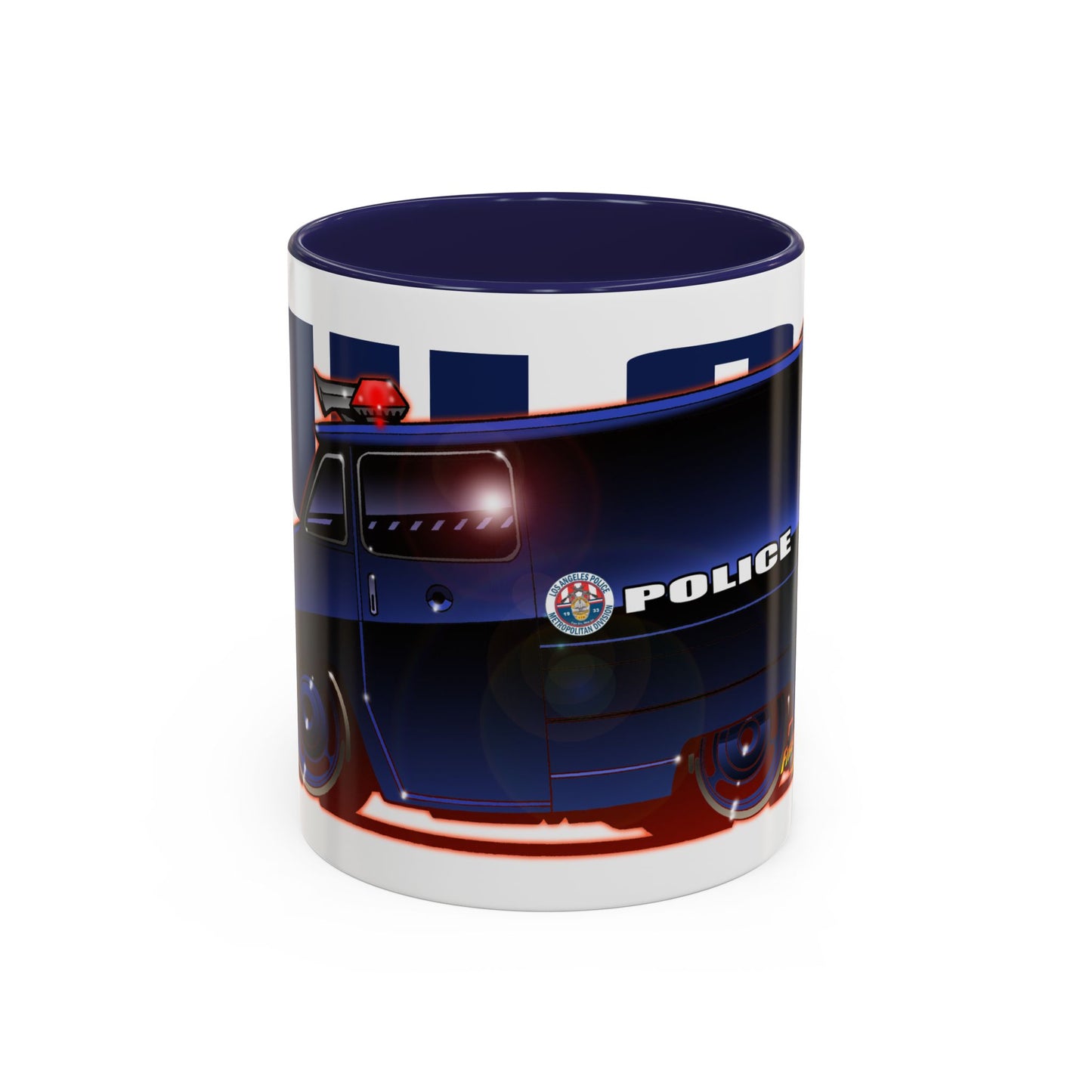 SWAT VAN Vintage TV Show Van Collectible Fireball Art Coffee Mug - 2 Sizes