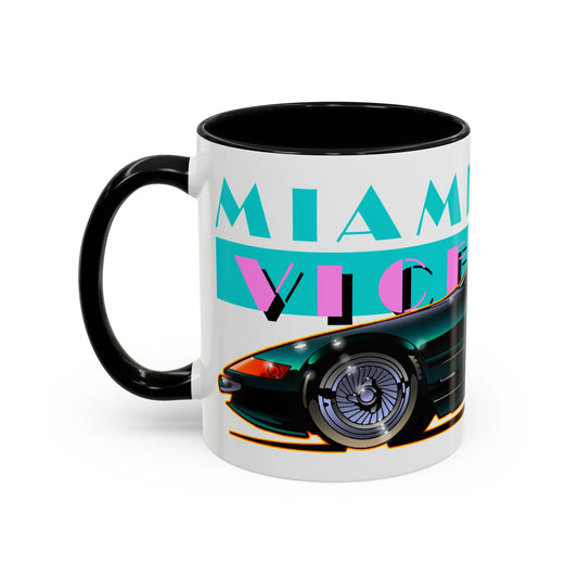 MIAMI VICE Ferrari Daytona Concept Art Coffee Mug 2 Sizes-Mug-Fireball Tim Garage