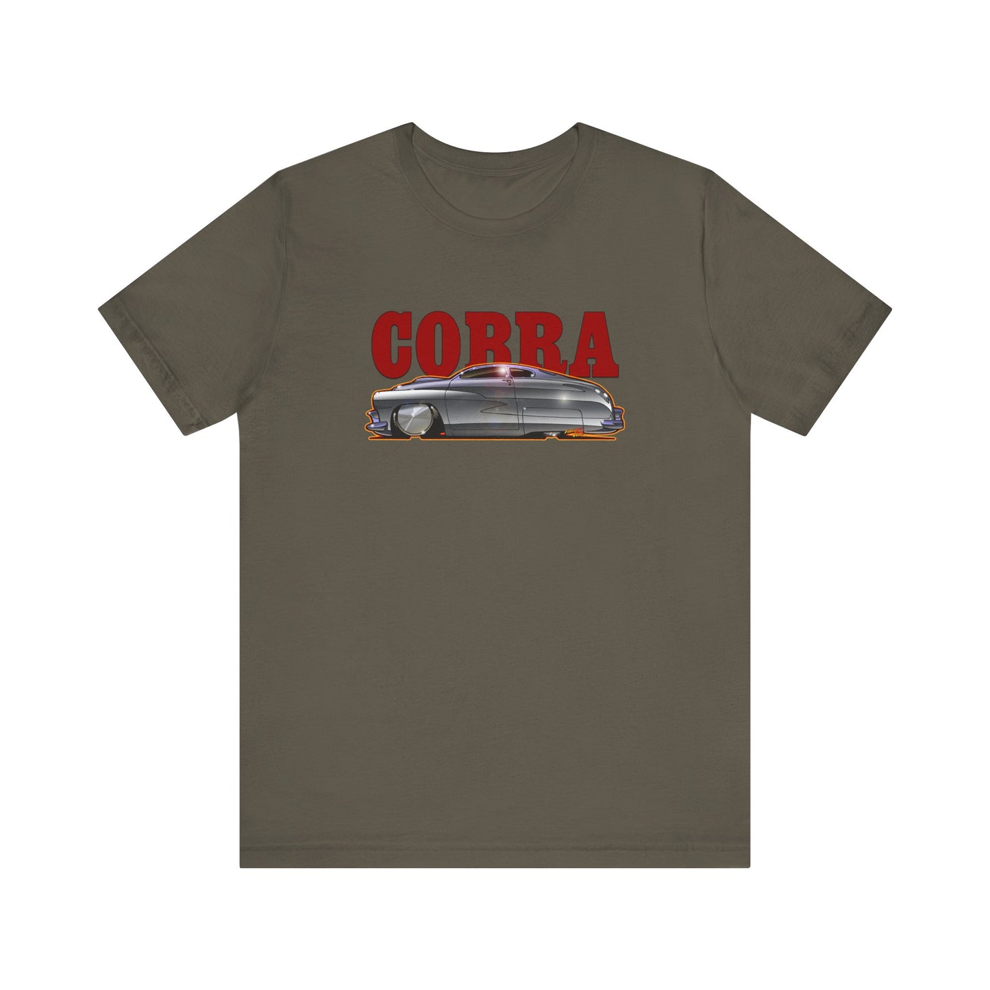 COBRA MERCURY Movie Car Sylvester Stallone Short Sleeve Tee in 9 Colors