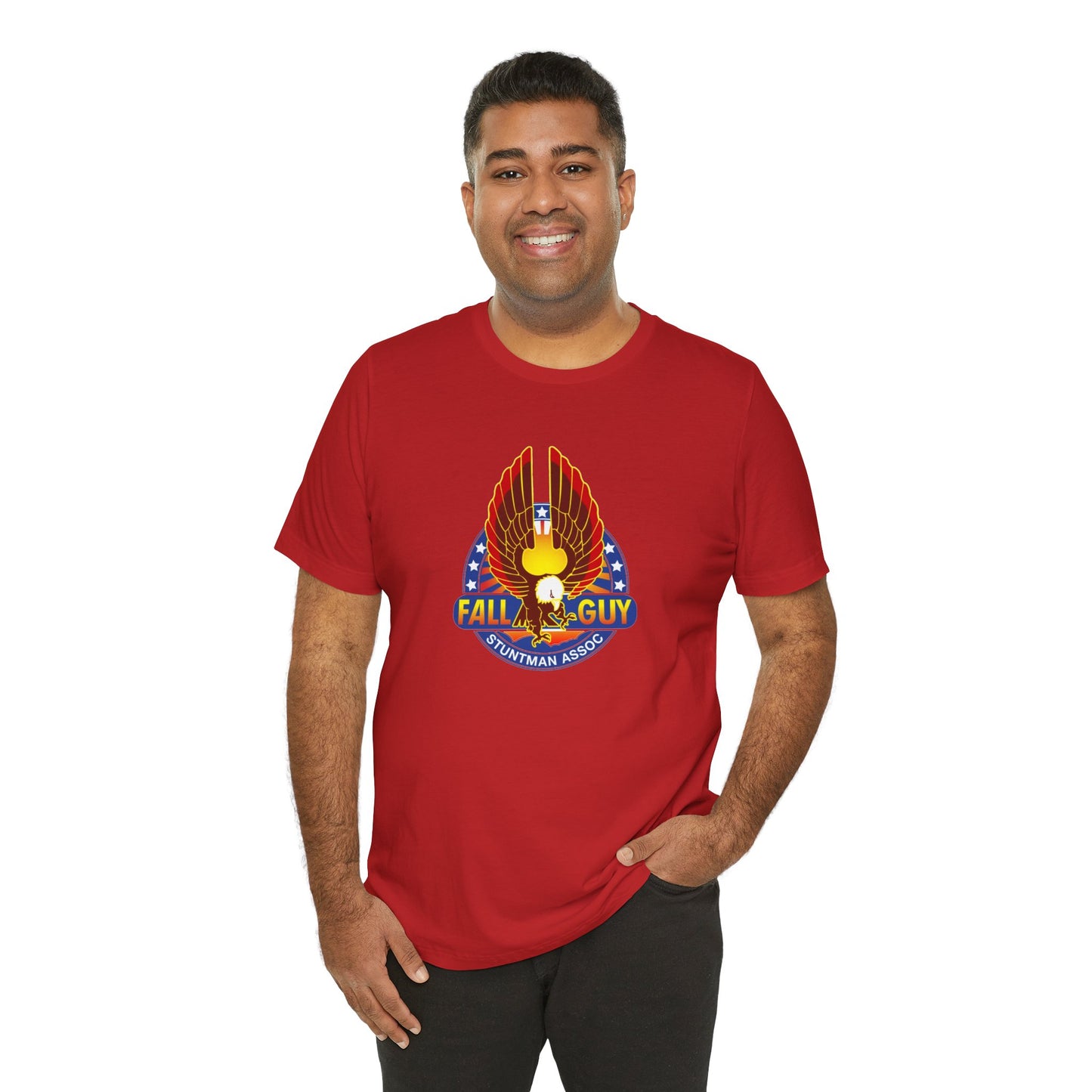THE FALL GUY Stuntman Association Unisex Jersey Short Sleeve Tee - 12 Colors