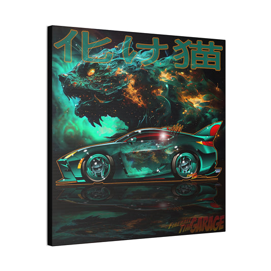 TOYOTA JDM G86 Bake Neko Canvas Art Print - 2 Sizes