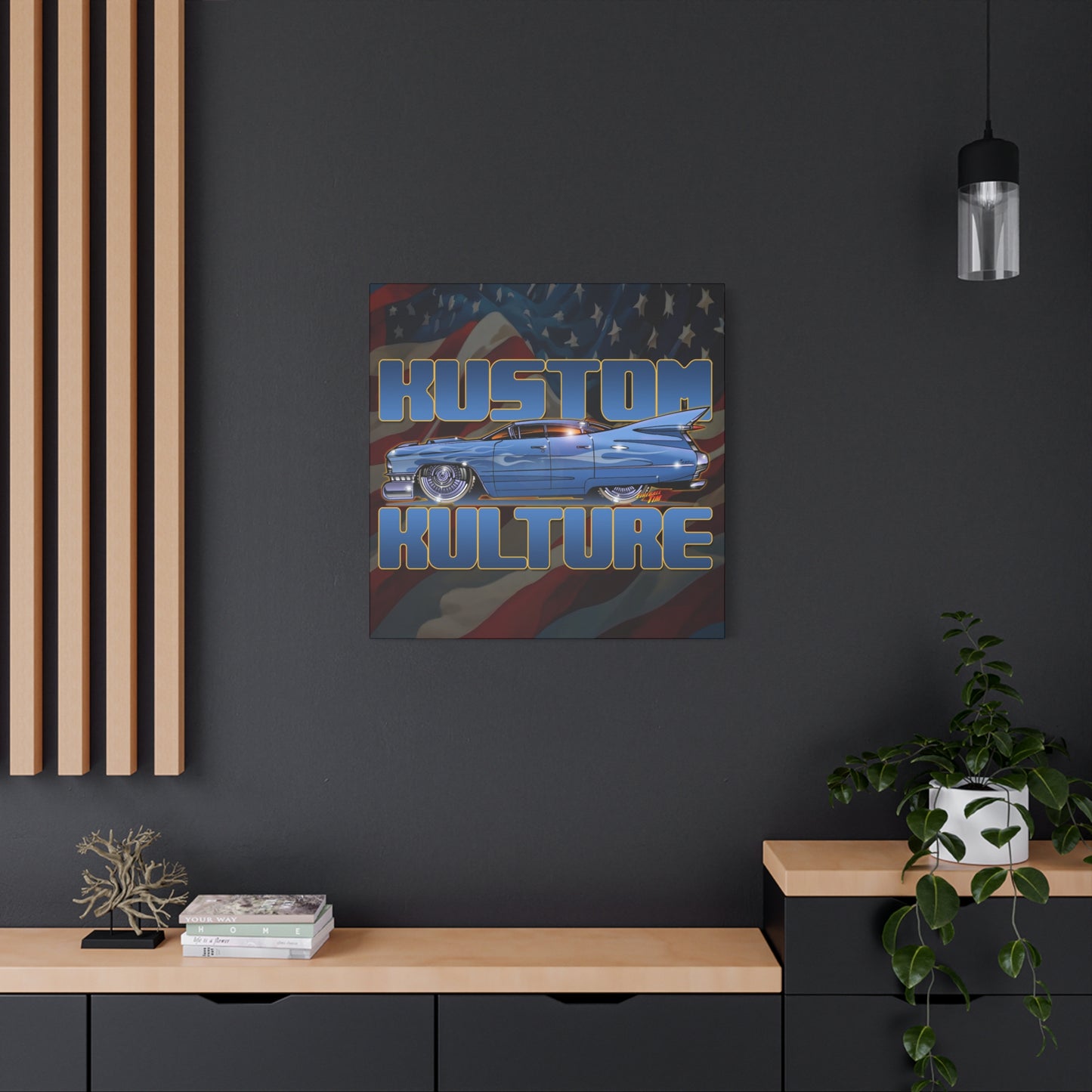 CADILLAC KUSTOM CULTURE 1959 Collectible Canvas Art Print