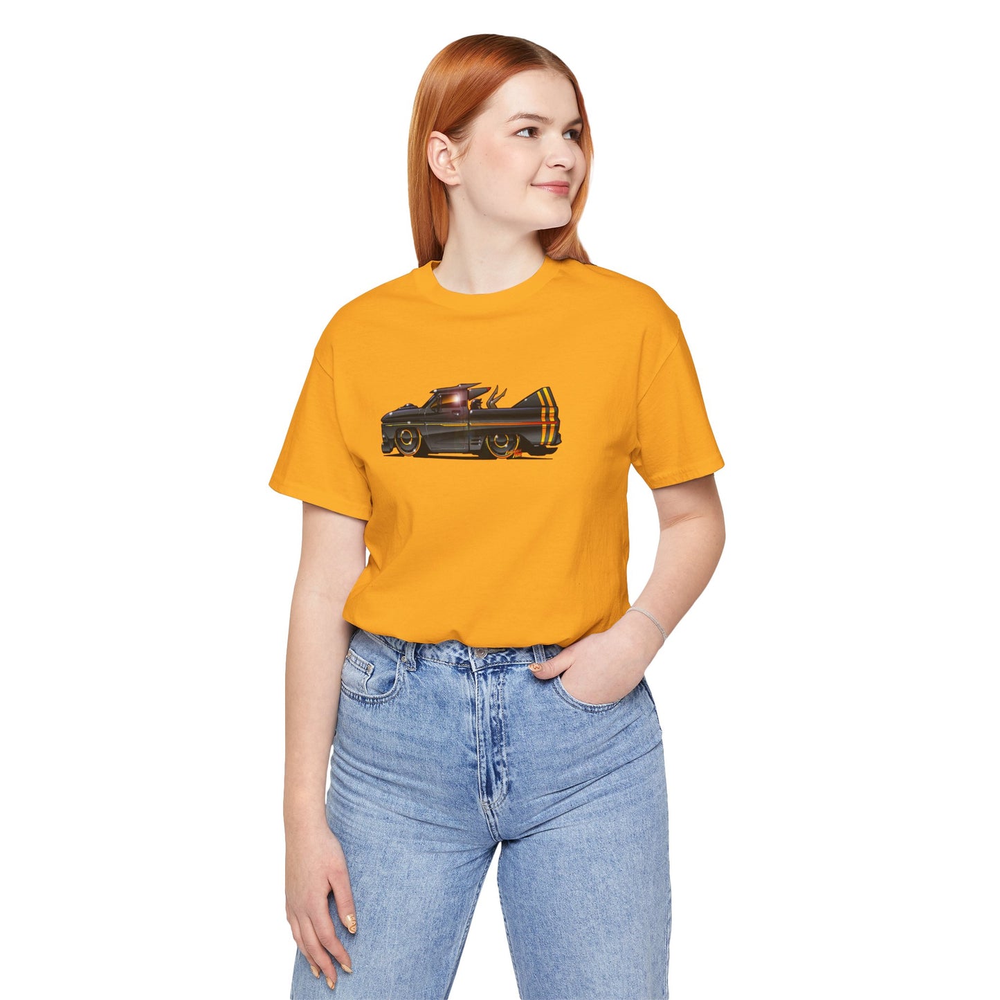 CHEVROLET C10 1960 Stinger Pickup Truck Concept Art Custom Short Sleeve Tee 8 Colors