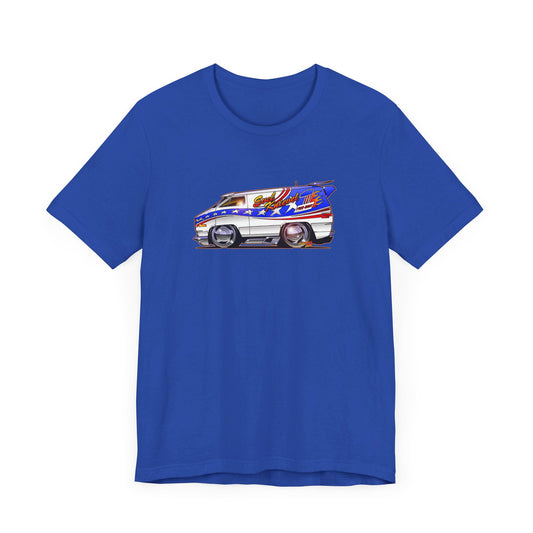 EVEL KNiEVEL CUSTOM VAN Concept Art Short Sleeve Tee in 8 Colors