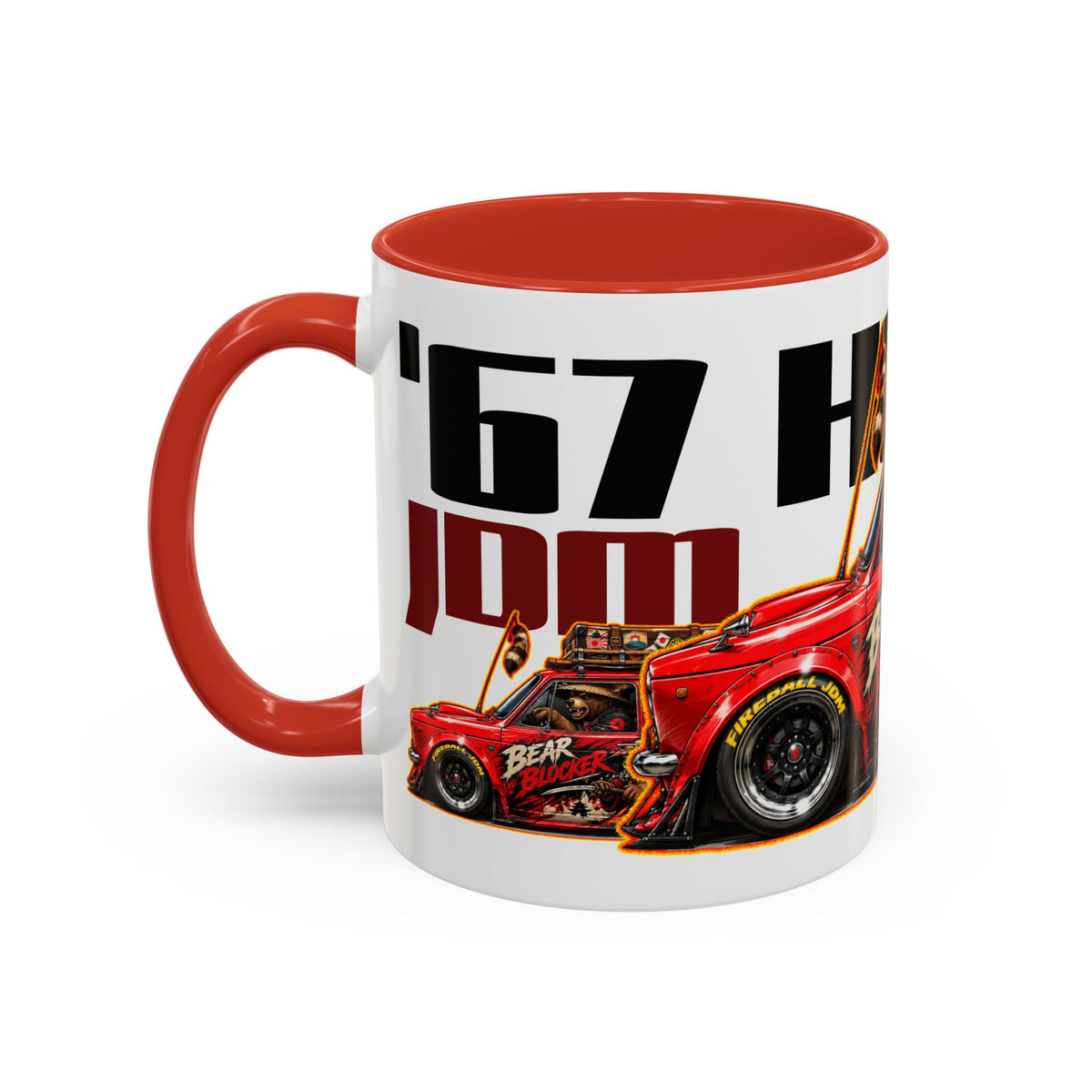 JDM 1967 HONDA 600 Collectible Fireball Art Coffee Mug - 2 Sizes