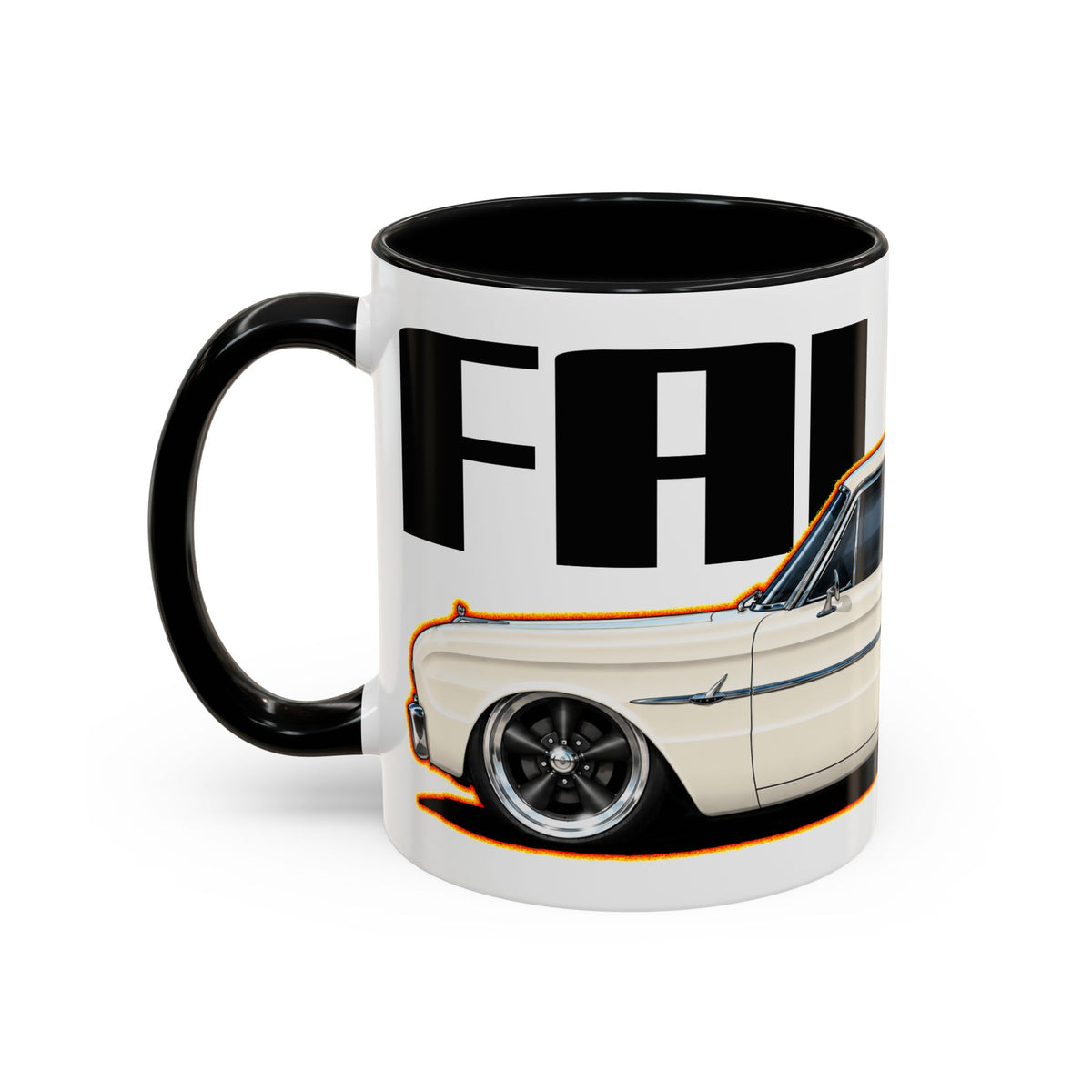 FORD FALCON WAGON Collectible Fireball Art Coffee Mug - 2 Sizes