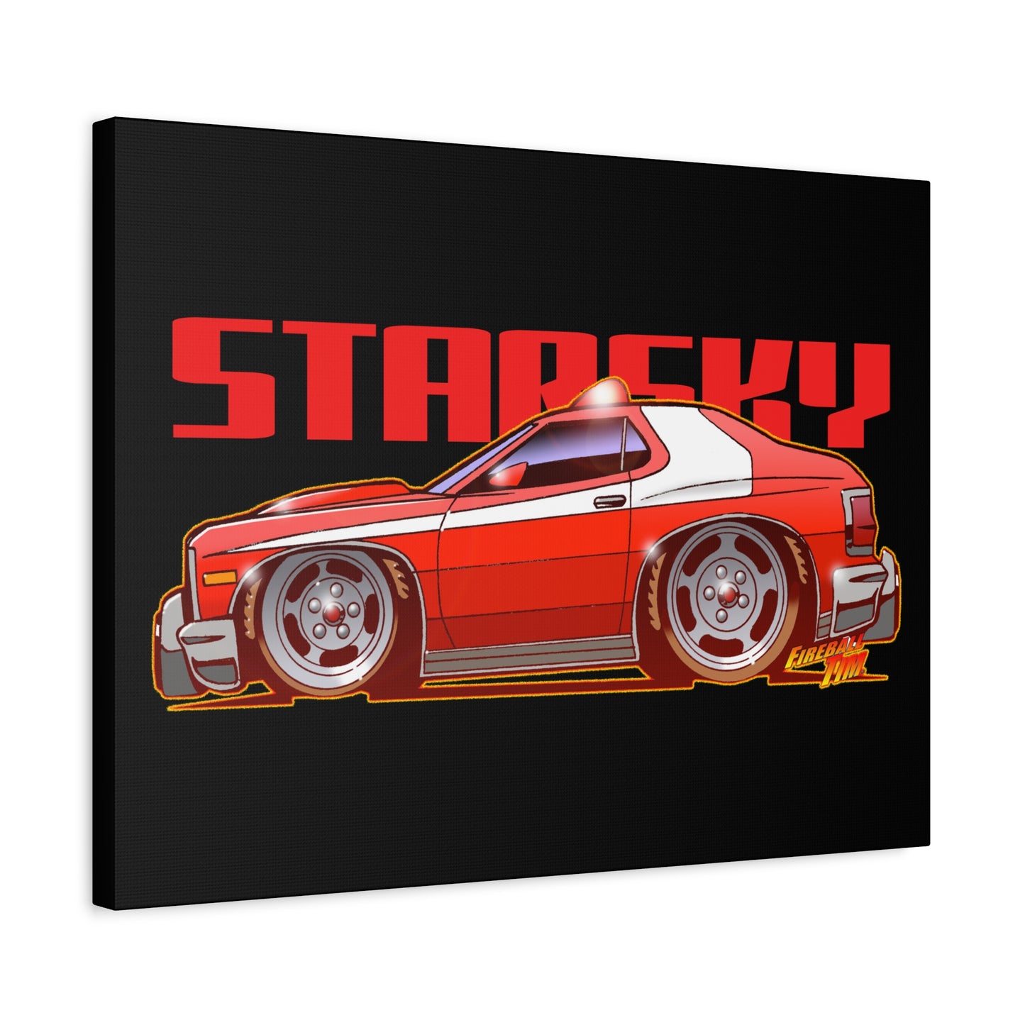 STARSKY Torino Fireball Canvas Art Print - 11x14
