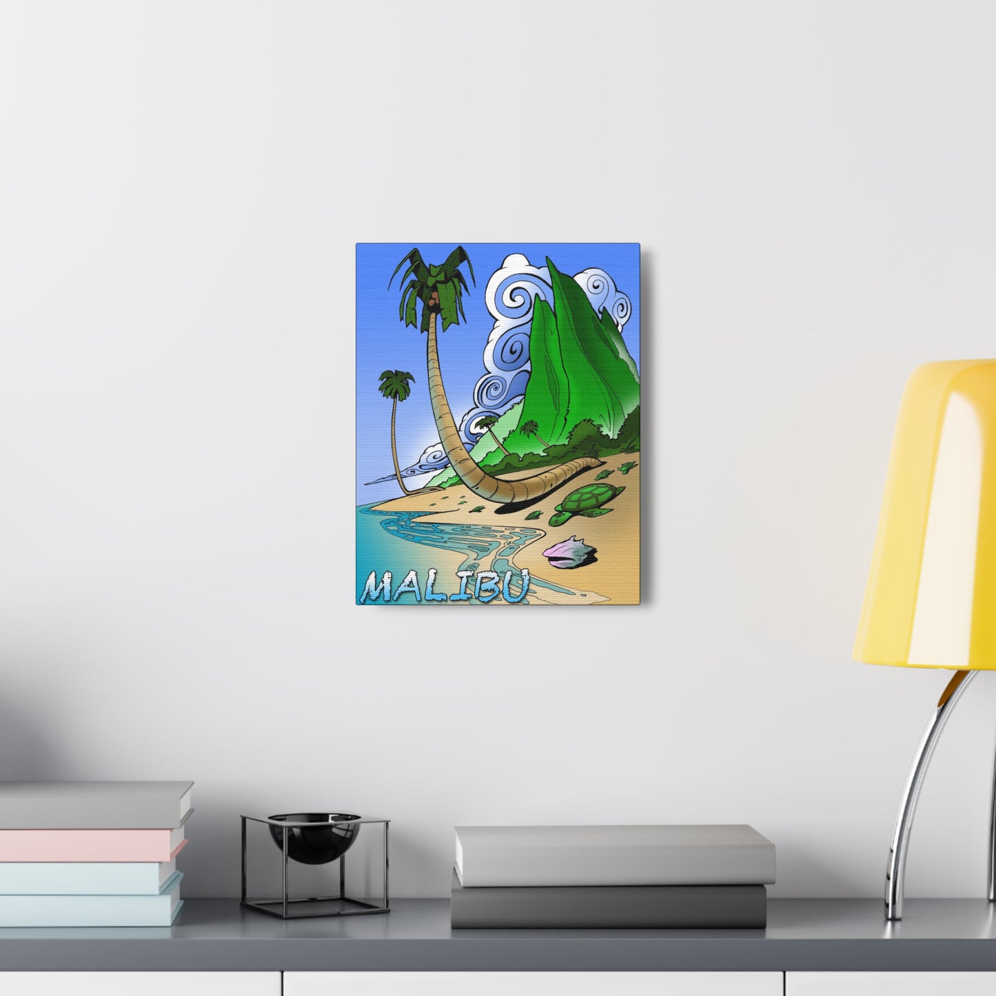 MALIBU PARADISE Canvas Gallery Art Print 11x14