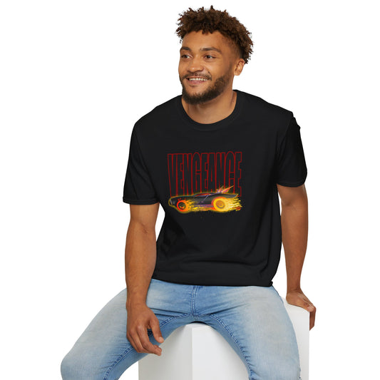 BATMOBILE 2021 Robert Pattinson VENGEANCE Concept Art Softstyle T-Shirt