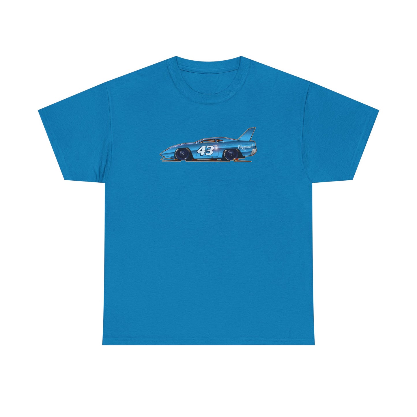 NASCAR Richard Petty 43 Plymouth Collectible Unisex Heavy Cotton Tee 8 Colors