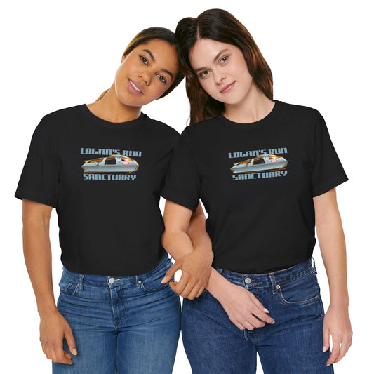 LOGAN'S RUN Sci Fi TV Car Collectible Fireball Art Short Sleeve Tee 12 Colors