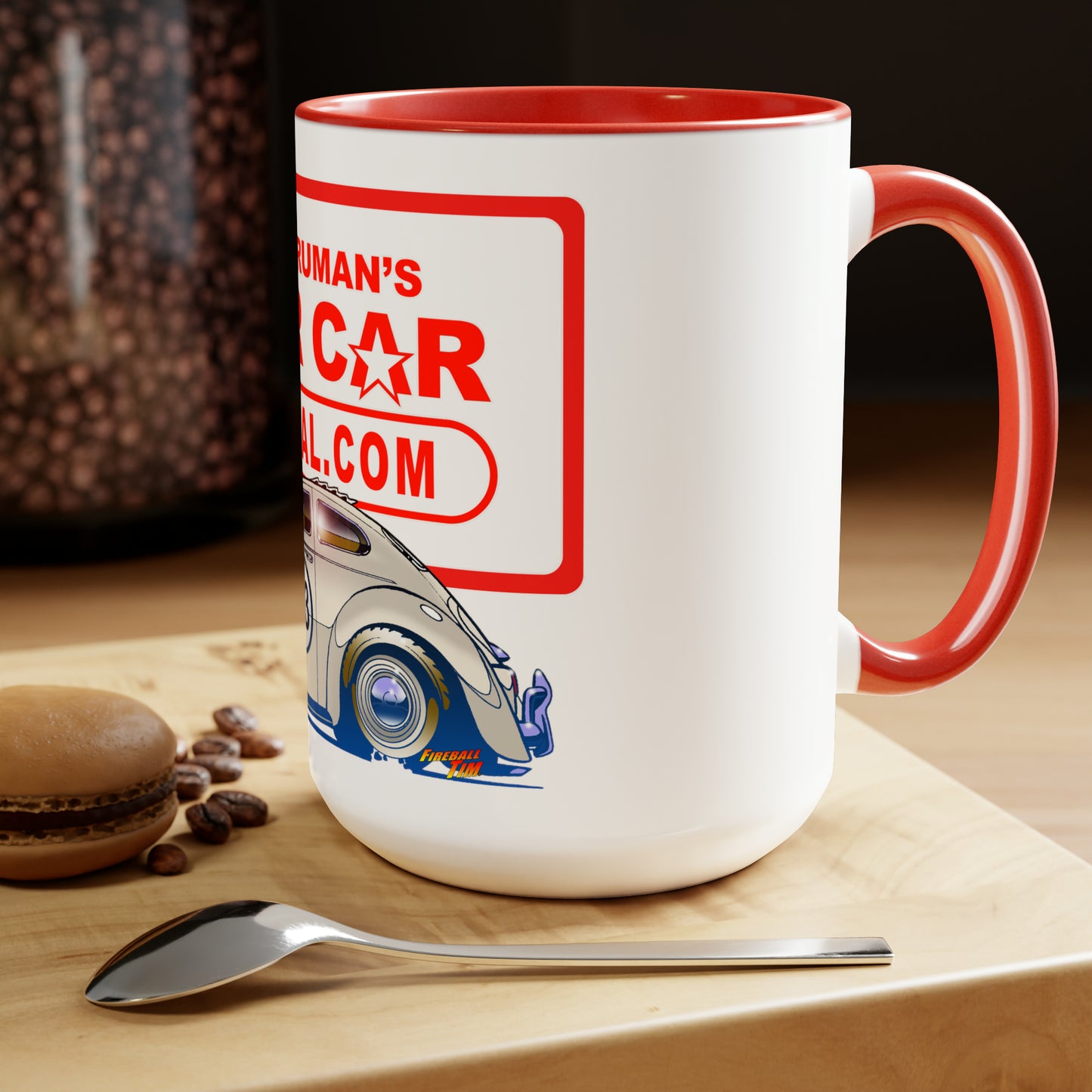 STAR CAR CENTRAL Herbie the Love Bug Movie Car Coffee Mug 15oz