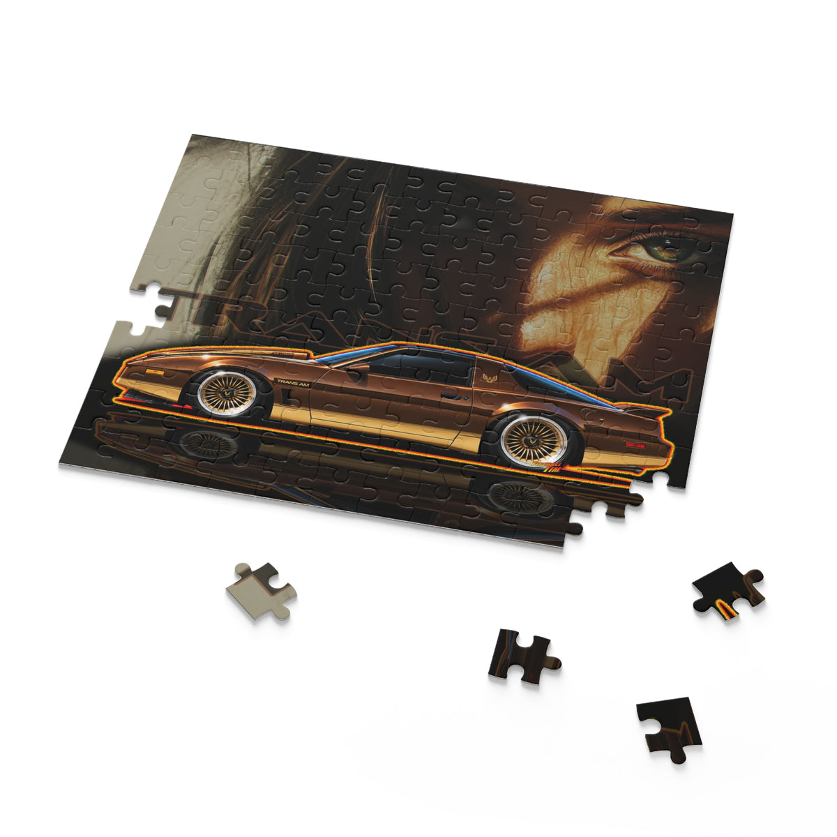 PONTIAC TRANS AM 1984 Collectible Fireball Art Jigsaw Puzzle — (120/252/500‑Piece)