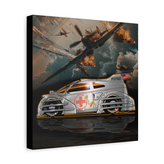 PLATYPUS RESCUE Concept Canvas Art Wall Print - 12x12