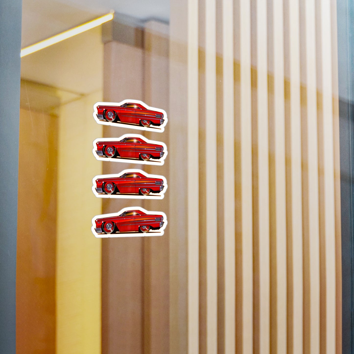 FORD GALAXIE 500 427R Code Classic Car Fireball Decal Stickers