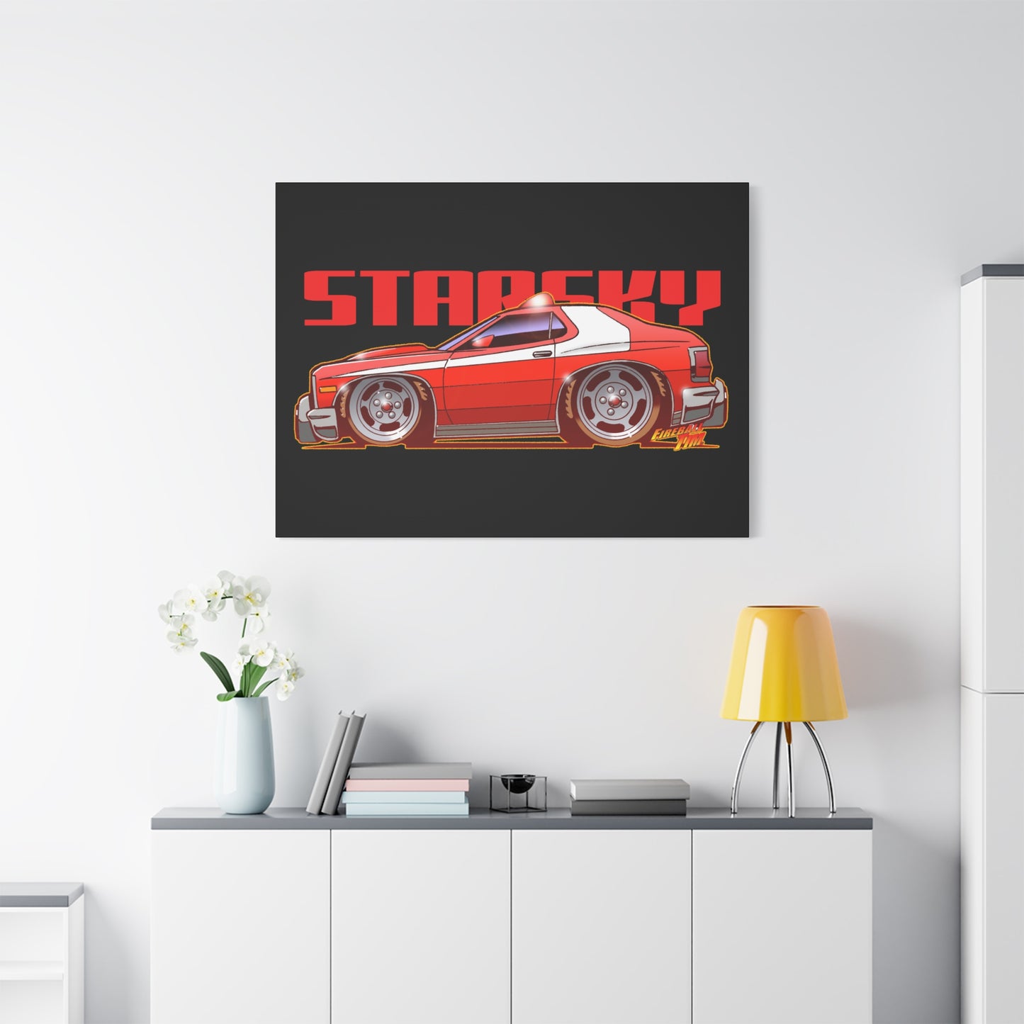 STARSKY Torino Fireball Canvas Art Print - 11x14