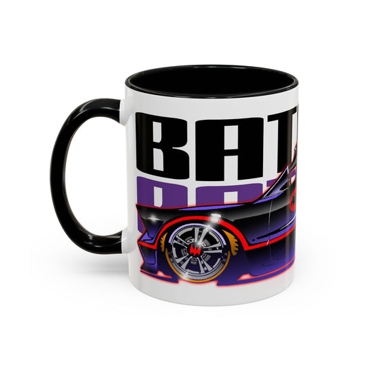 BATMOBILE 1966 BATMAN Collectible Fireball Art Coffee Mug - 2 Sizes