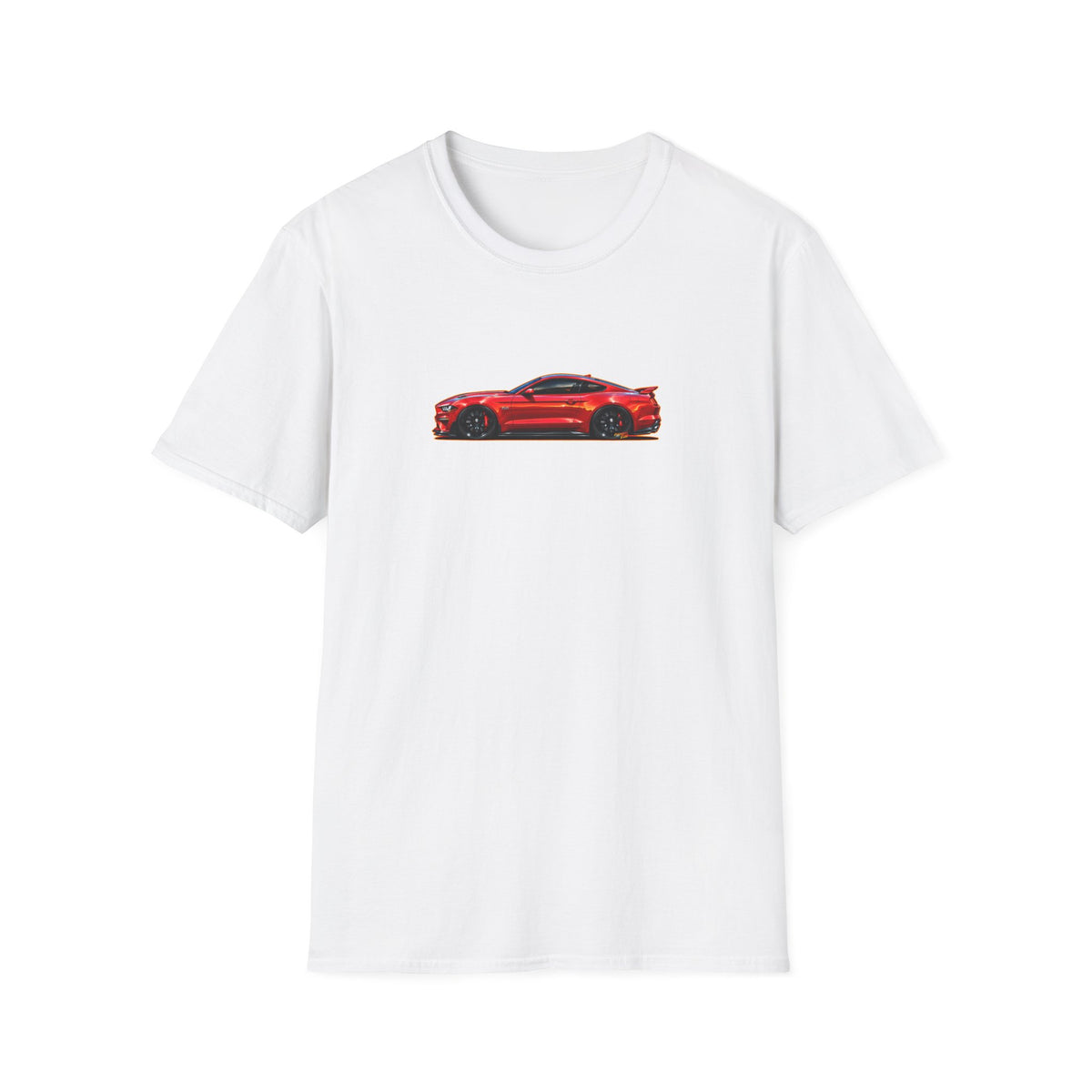 FORD MUSTANG 2019 GT 5.0 Collectible Fireball Art TeeShirt