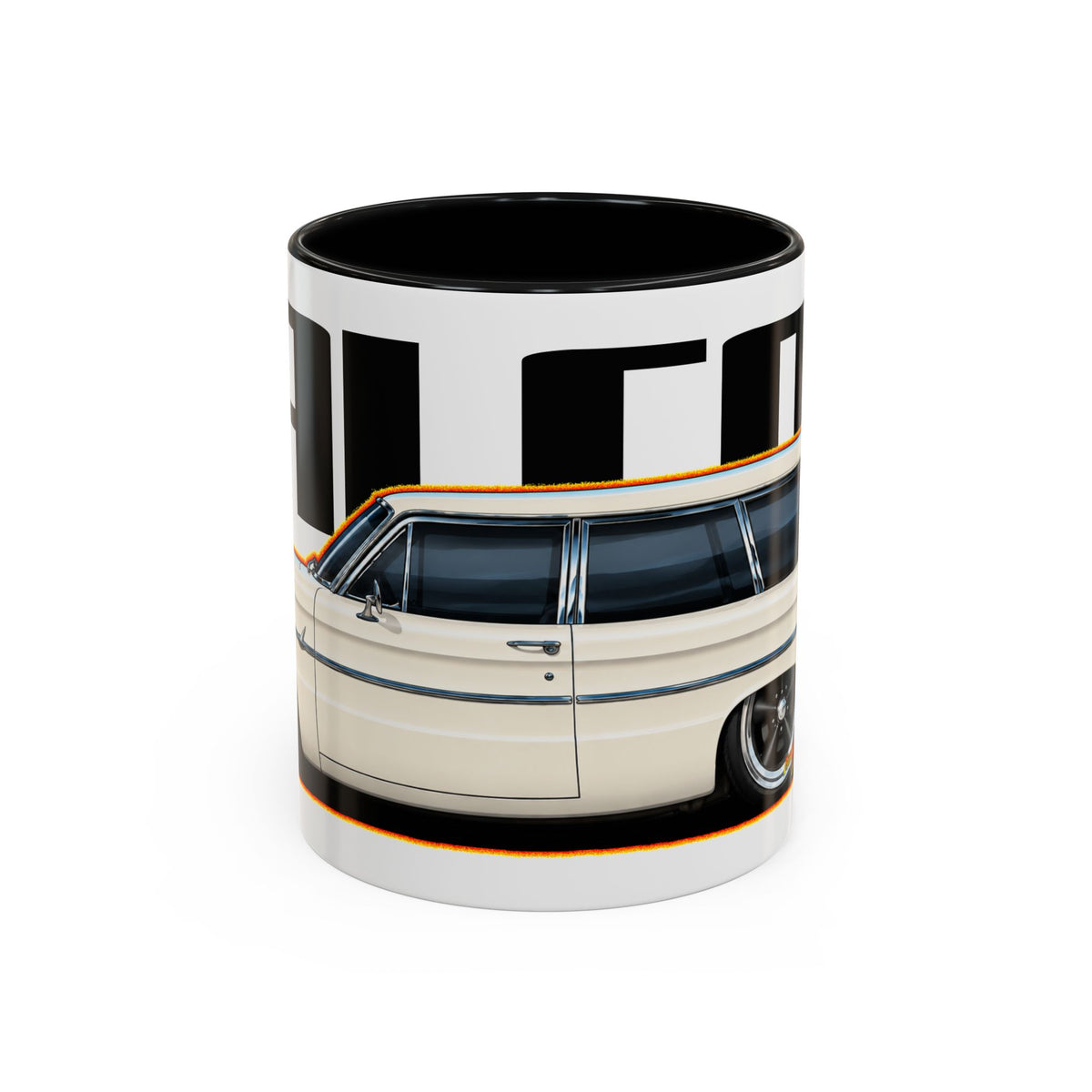 FORD FALCON WAGON Collectible Fireball Art Coffee Mug - 2 Sizes