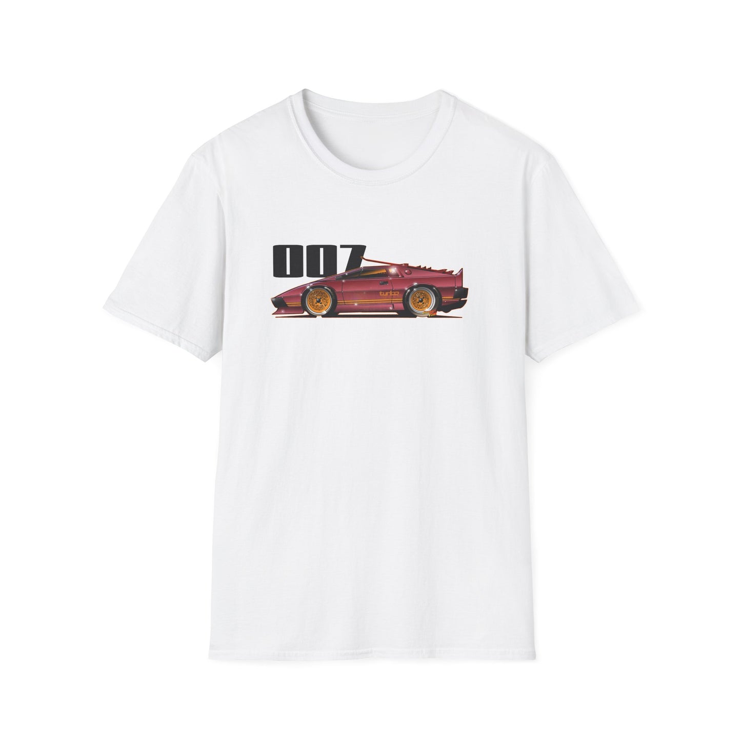 LOTUS ESPRIT TURBO For Your Eyes Only 007 James Bond Softstyle T-Shirt - 9 Colors