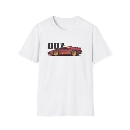 LOTUS ESPRIT TURBO For Your Eyes Only 007 James Bond Softstyle T-Shirt - 9 Colors